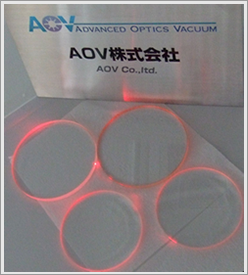 エキシマレーザ・Nd:YAGレーザ用反射防止膜（ARコート）付レンズ、ウィンドウ